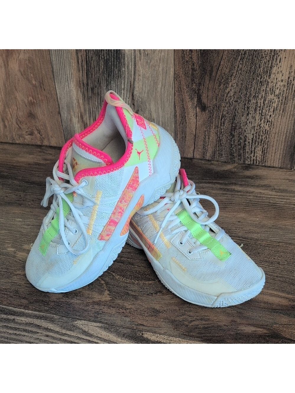 Jordan One Take II White Hyper Pink CZ0840-163 Sneakers Y3.5 M342